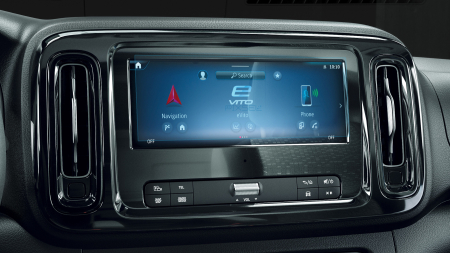 2023 - - Sticlă hibridă de protecție Pixsel monitor MERCEDES BENZ VITO - 10.2" 2023