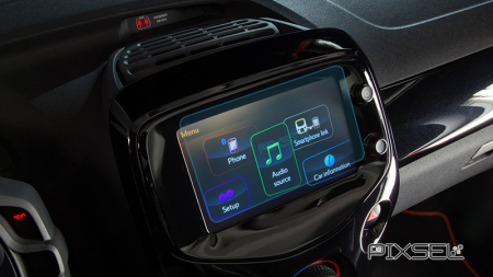 PEUGEOT - Sticlă hibridă de protecție Pixsel monitor PEUGEOT 108 - 6.9“ 2014 - 2021