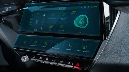 PEUGEOT - Sticlă hibridă de protecție Pixsel monitor PEUGEOT 408 - 13.3“ 2022