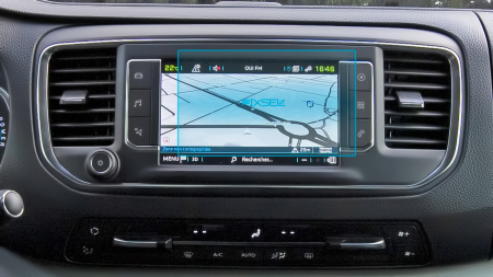 TRAVELLER - Sticlă hibridă de protecție Pixsel monitor PEUGEOT TRAVELLER - 6.9“ 2017 - 2024