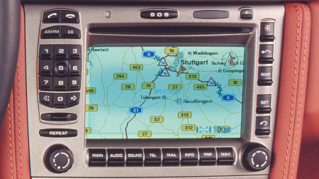 911 - Sticlă hibridă de protecție Pixsel monitor PORSCHE 911 - 5.6“ 2006 - 2008