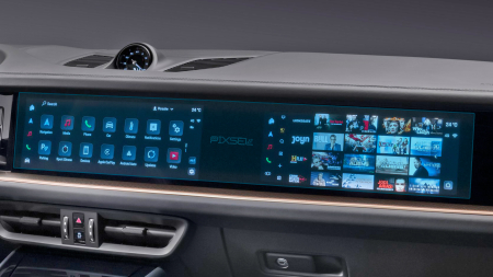 PORSCHE - Sticlă hibridă de protecție Pixsel monitor PORSCHE CAYENNE - 26.9“ 2023