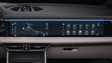 PORSCHE - Sticlă hibridă de protecție Pixsel monitor PORSCHE MACAN - 26“ 2024