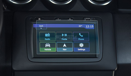 RENAULT - Sticlă hibridă de protecție Pixsel monitor RENAULT DUSTER - 6.9“ 2018 - 2020