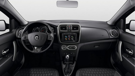 LOGAN - Sticlă hibridă de protecție Pixsel monitor RENAULT LOGAN - 6.9“ 2014 - 2016