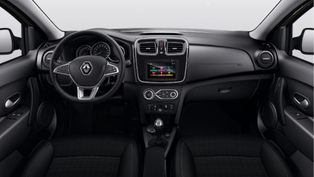 LOGAN - Sticlă hibridă de protecție Pixsel monitor RENAULT LOGAN - 6.9“ 2017