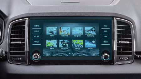 SKODA - Sticlă hibridă de protecție Pixsel monitor SKODA KAROQ - 11.2“ 2022