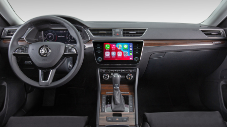 SKODA - Sticlă hibridă de protecție Pixsel monitor SKODA SUPERB - 13.3“ 2019 - 2024