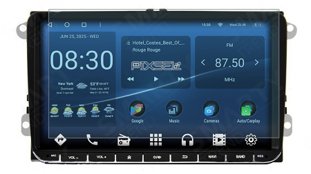 MULTIMEDIA SCREEN - Sticlă hibridă de protecție Pixsel monitor SMARTY TREND VOLKSWAGEN UM 2015 - 2021 - 8.8“