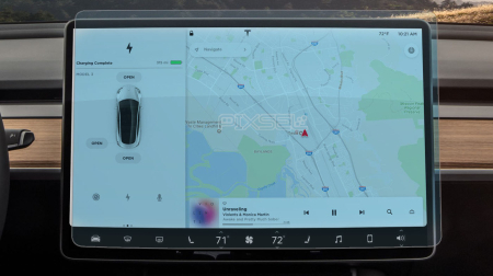 TESLA - Sticlă hibridă de protecție Pixsel monitor TESLA MODEL 3 - 16.4“ 2017 - 2023