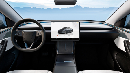 TESLA - Sticlă hibridă de protecție Pixsel monitor TESLA MODEL Y - 16“ 2025