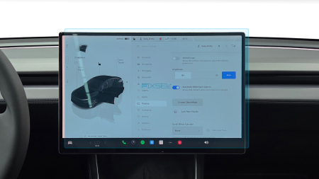 TESLA - Sticlă hibridă de protecție Pixsel monitor TESLA MODEL Y - 16.5“ 2025
