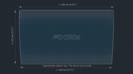 MULTIMEDIA SCREEN - Sticlă hibridă de protecție Pixsel monitor TORSSEN 2K - 10“
