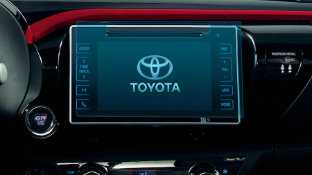 2016 - 2019 - Sticlă hibridă de protecție Pixsel monitor TOYOTA HILUX - 10“ 2016 - 2019