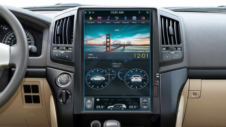 2017 - 2021 - Sticlă hibridă de protecție Pixsel monitor TOYOTA LAND CRUISER 200 - 15.4“ 2020