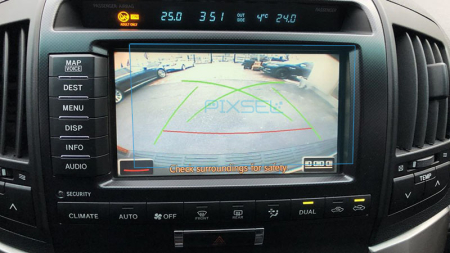 2008 - 2012 - Sticlă hibridă de protecție Pixsel monitor TOYOTA LAND CRUISER 200 - 8.1“ 2008 - 2012