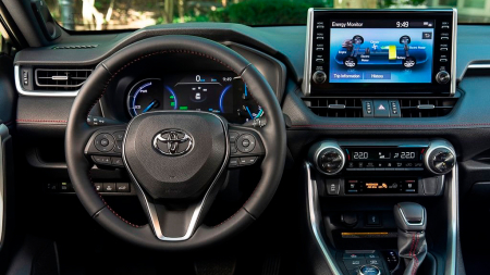 2023 - - Sticlă hibridă de protecție Pixsel monitor TOYOTA RAV4 - 8“ 2023