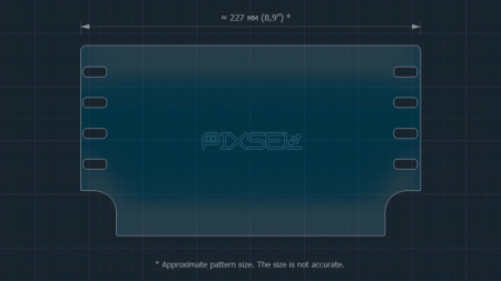 YARIS CROSS - Sticlă hibridă de protecție Pixsel monitor TOYOTA YARIS CROSS - 10.3“ 2020 - 2023