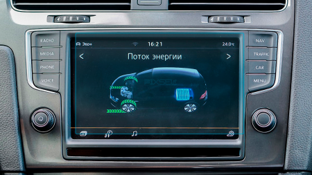 VOLKSWAGEN - Sticlă hibridă de protecție Pixsel monitor VOLKSWAGEN E-GOLF - 8“ 2017 - 2020