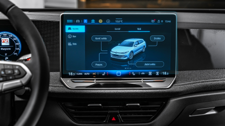VOLKSWAGEN - Sticlă hibridă de protecție Pixsel monitor VOLKSWAGEN PASSAT - 14“ 2023 - (B9)