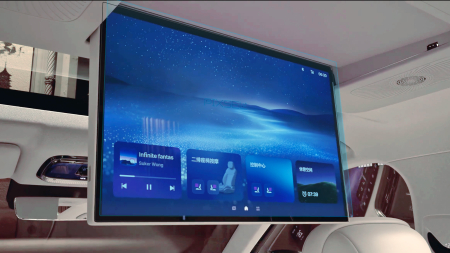 GEELY - Sticlă hibridă de protecție Pixsel monitorul din spate GEELY GALAXY M9 - 18.2“ 2025