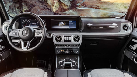 MERCEDES BENZ - Sticlă hibridă de protecție Pixsel monitorul din spate MERCEDES BENZ G-CLASS - 9.8“ 2019 - 2024