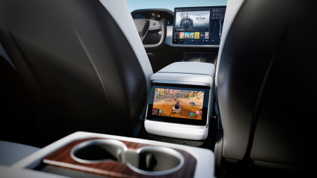 TESLA - Sticlă hibridă de protecție Pixsel monitorul din spate TESLA MODEL S - 10.1“ 2021