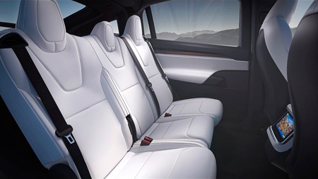 TESLA - Sticlă hibridă de protecție Pixsel monitorul din spate TESLA MODEL X PLAID - 10.1“ 2023