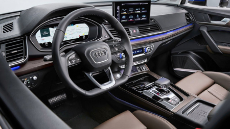 Q5 / SQ5 - Sticlă hibridă de protecție Pixsel panoul de bord AUDI Q5 / SQ5 - 12“ 2021 - 2024