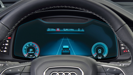 AUDI - Sticlă hibridă de protecție Pixsel panoul de bord AUDI Q8 / SQ8 / RSQ8 - 12“ 2023