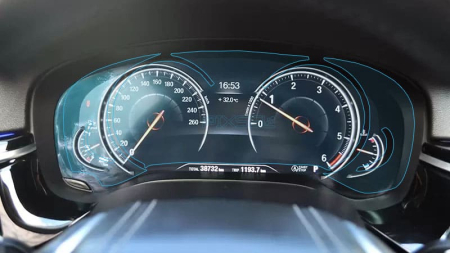 2017 - 2020 (G30, G31, G38, F90) - Sticlă hibridă de protecție Pixsel panoul de bord BMW 5 / M5 - 14.6“ 2017 - 2020 (G30, G31, G38, F90)