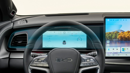 BYD - Sticlă hibridă de protecție Pixsel panoul de bord BYD SEA LION 07 - 26.1“ 2024