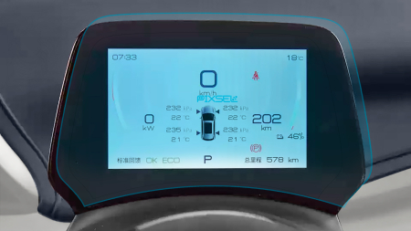 BYD - Sticlă hibridă de protecție Pixsel panoul de bord BYD YUAN PLUS - 7.8“ 2022