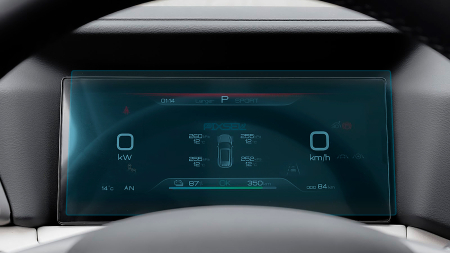 BYD - Sticlă hibridă de protecție Pixsel panoul de bord BYD YUAN UP - 10.2“ 2024
