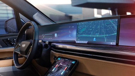 CADILLAC - Sticlă hibridă de protecție Pixsel panoul de bord CADILLAC ESCALADE IQ - 36.5“ 2025