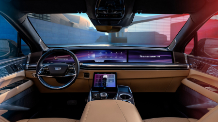CADILLAC - Sticlă hibridă de protecție Pixsel panoul de bord CADILLAC ESCALADE IQ - 55.3“ 2025