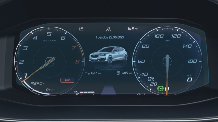 CUPRA - Sticlă hibridă de protecție Pixsel panoul de bord CUPRA LEON - 9.9“ 2020 - 2024