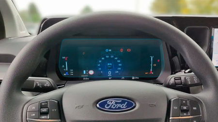 FORD - Sticlă hibridă de protecție Pixsel panoul de bord FORD TOURNEO / TRANSIT COURIER - 12.5“ 2023