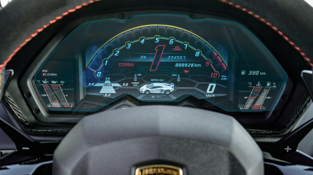 LAMBORGHINI - Sticlă hibridă de protecție Pixsel panoul de bord LAMBORGHINI AVENTADOR - 13.8“ 2018