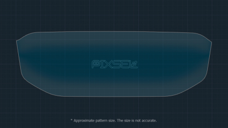 2022 - - Sticlă hibridă de protecție Pixsel panoul de bord LAND ROVER RANGE ROVER SPORT - 14.2“ 2022