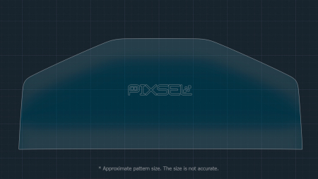 2026 - - Sticlă hibridă de protecție Pixsel panoul de bord LEXUS ES - 13.3" 2026