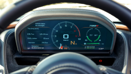 MCLAREN - Sticlă hibridă de protecție Pixsel panoul de bord MCLAREN 720S - 11.3" 2017 - 2023