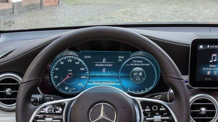 C-CLASS - Sticlă hibridă de protecție Pixsel panoul de bord MERCEDES BENZ C-CLASS - 12.1“ 2018 - 2020