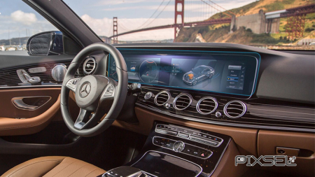 MERCEDES BENZ - Sticlă hibridă de protecție Pixsel panoul de bord MERCEDES BENZ E-CLASS - 28.5“ 2017 - 2018