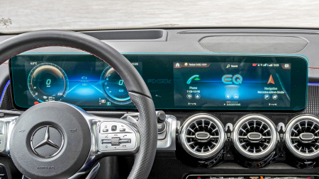 MERCEDES BENZ - Sticlă hibridă de protecție Pixsel panoul de bord MERCEDES BENZ EQB - 24.7“ 2021 - 2023
