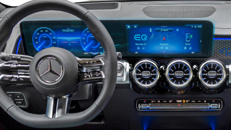 MERCEDES BENZ - Sticlă hibridă de protecție Pixsel panoul de bord MERCEDES BENZ EQB - 24.7“ 2023