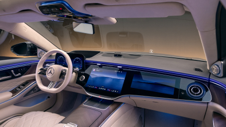 MERCEDES BENZ - Sticlă hibridă de protecție Pixsel panoul de bord MERCEDES BENZ S-CLASS - 15" 2026