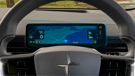 POLESTAR - Sticlă hibridă de protecție Pixsel panoul de bord POLESTAR 3 - 10“ 2024