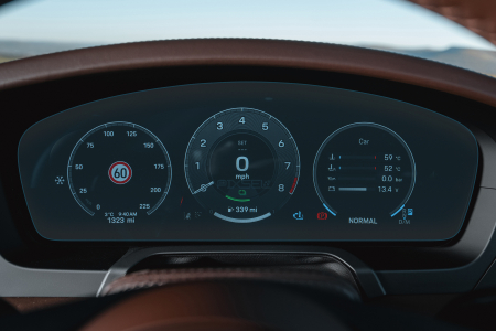 PORSCHE - Sticlă hibridă de protecție Pixsel panoul de bord PORSCHE 911 - 15.2“ 2024