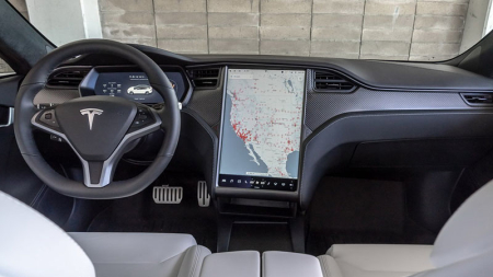 TESLA - Sticlă hibridă de protecție Pixsel panoul de bord TESLA MODEL S - 11.8“ 2016 - 2021